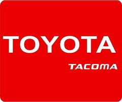 TOYOTA TACOMA TAILGATE Vinyl Decal Sticker Emblem Logo Graphic WHITE