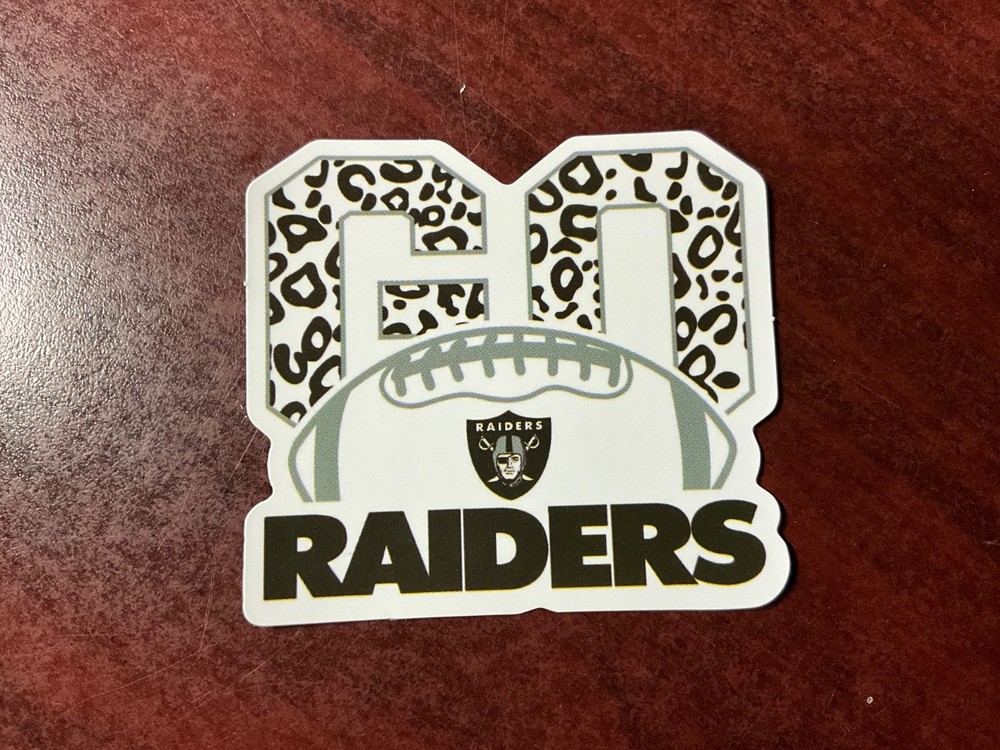 Motorcycle Sticker for Helmets or toolbox #8,267 NFL Oakland Raiders
