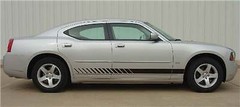 Rocker Strobes – Decals Stripes Graphics 3M Vinyl fits 2006-2014 Dodge Charger