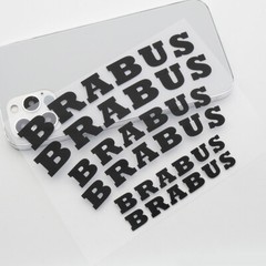 Brabus AMG Car Wheels Brake Caliper Sticker Decal Logo Decoration Sport Black