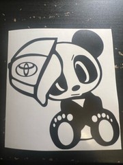 Toyota Logo Panda Vinyl Decal JDM Sticker For Supra corolla mr2 prius ft86 xrs