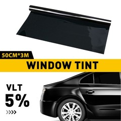 1PCS 20″ x 10ft 5% VLT Window Tint Kit Car Privacy Heat Insulation UV Protection