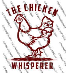 Chicken Whisperer, Chicken, Fowl, Rooster, Poultry Farm, Hen, Custom Vinyl Decal