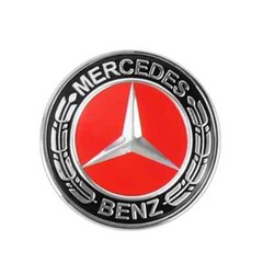 57mm ABS Car Flat Hood Emblem Sticker Front Badge For Mercedes Benz W253 X253