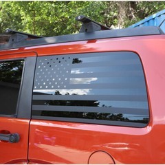 🔥Black Rear Window Sticker Decal Trim Decoration For 07-12 Dodge Nitro USA Flag