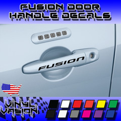 4x Door Handle Decal Sticker for Fusion Ford S SE SEL Titanium Sport