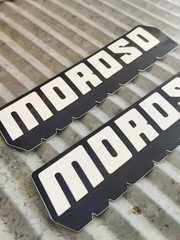 2 Moroso Performance Racing decals. NASCAR NHRA stickers Toolbox, Car Hotrod.