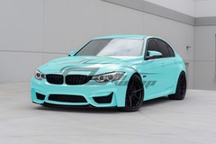 2pcs 4″x8″ Sample PPF Paint Protection Gloss Teal Invisible Scratches Shield