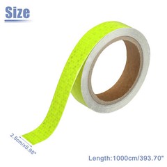 Universal Piece of 1 Car Reflective Warning Tape 2.5cmx10m