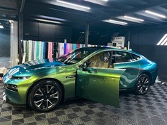 Galaxy Dust Gloss Spring Green Metallic Auto Sticker Decal Vinyl Wrap Sheet Film