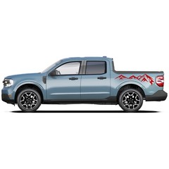 Mountain bed graphics stickers decals compatible with Ford Maverick