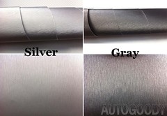 Brushed Aluminum Vinyl Film Brush Metallic Wrap Sticker Bubble Free Air Release