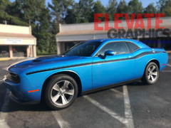 For Dodge Challenger Graphics Side Boost Vinyl Stripes Decals Stickers 2011-2023