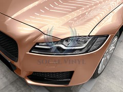 Gloss Metallic Rose Gold Candy Decal Car Vinyl Wrap Film Sticker Sheet Sparkle
