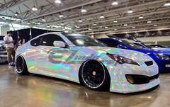 Holographic Glitter Silver Rainbow Chrome Car Vinyl Wrap Sticker Decal Sheet