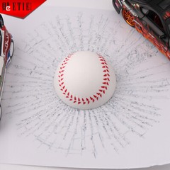 3D CREATIVE CAR STICKERS THREE-DIMENSIONAL FUN TENNIS BASEBALL CAR REAR WINDOW