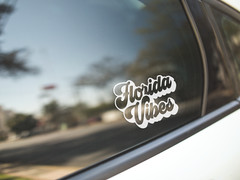 Florida Vibes Decal Sticker Vinyl Graphics – 6.5 x 3.9 inch