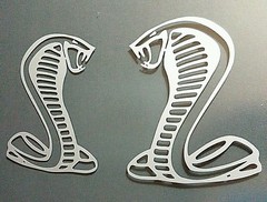 1 SET COBRA SNAKES VINYL DECAL STICKER 3″