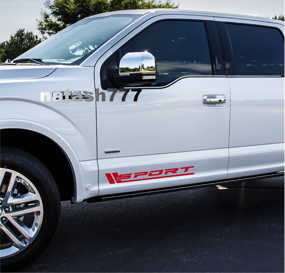 SPORT TRUCK 4×4 pickup dually off road Vinyl Decal Sticker emblem logo RED
