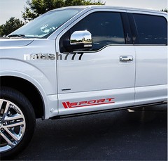 SPORT TRUCK 4×4 pickup dually off road Vinyl Decal Sticker emblem logo RED