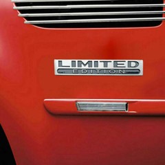 3D Limited Edition Logo Car Chrome Emblem Badge Metal Decal Sticker Accessories