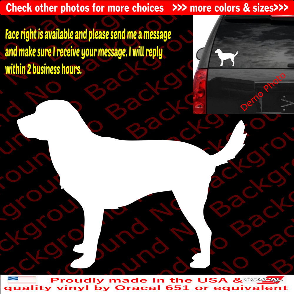 Labrador Retriever Vinyl Die Cut Decal Sticker Dog Lab Pet Animal Hunting AM038