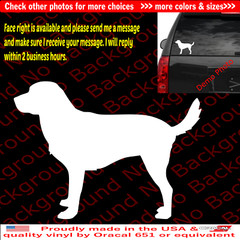Labrador Retriever Vinyl Die Cut Decal Sticker Dog Lab Pet Animal Hunting AM038
