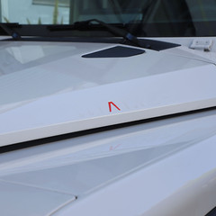 Gloss Red Driver Side Hood A Shape Decal Vinyl For Ineos Grenadier 2026-2025