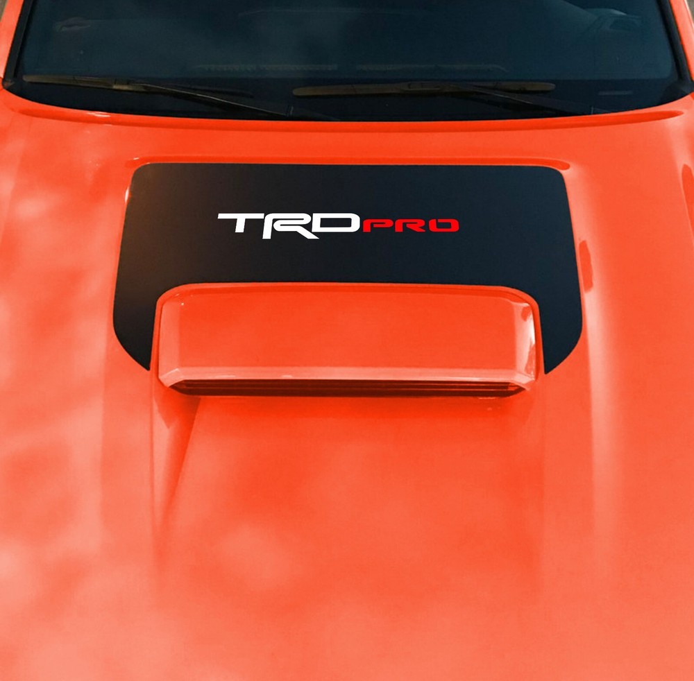 Hood scoop decal for 2016-2023 Toyota Tacoma TRD PRO Hood Scoop Graphics Wrap