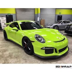 Avery Dennison SW900 Supreme Gloss Lime Green Vinyl Car Wrap Film | 731-O