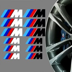 12 Pcs/Set for M Series Brake Caliper High Temperature Car Decal Sticker US