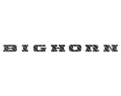 Bighorn Tailgate Emblem Inserts – fits 25-26 Ram 1500/2500/3500