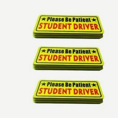 New Student Driver Car Stickers, Magnetic, Water proof And UV Resistant