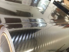 3FT x 5FT Gloss 5D Black Carbon Fiber CF Vinyl Car Auto Wrap Sticker Decals Film