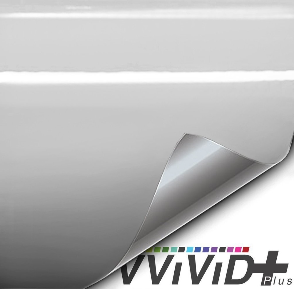 VVivid 2020 VVivid+ Gloss Suzuka Ice Gray Vinyl Car Wrap Film | V198