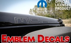 Jeep Wrangler MOAB Hood Decals 2018 2019 2020 2021 2022 2023 2024 2025