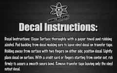 Diesel Mechanic Vinyl Decal Sticker Truck SUV Van Car Window Gift