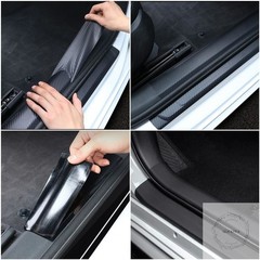 2IN X 30FT Gloss Black Vinyl Wrap for Chrome Delete Window Trim Car Door Sill