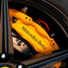 2pcs Mercedes-Benz Brake Caliper Decals Stickers