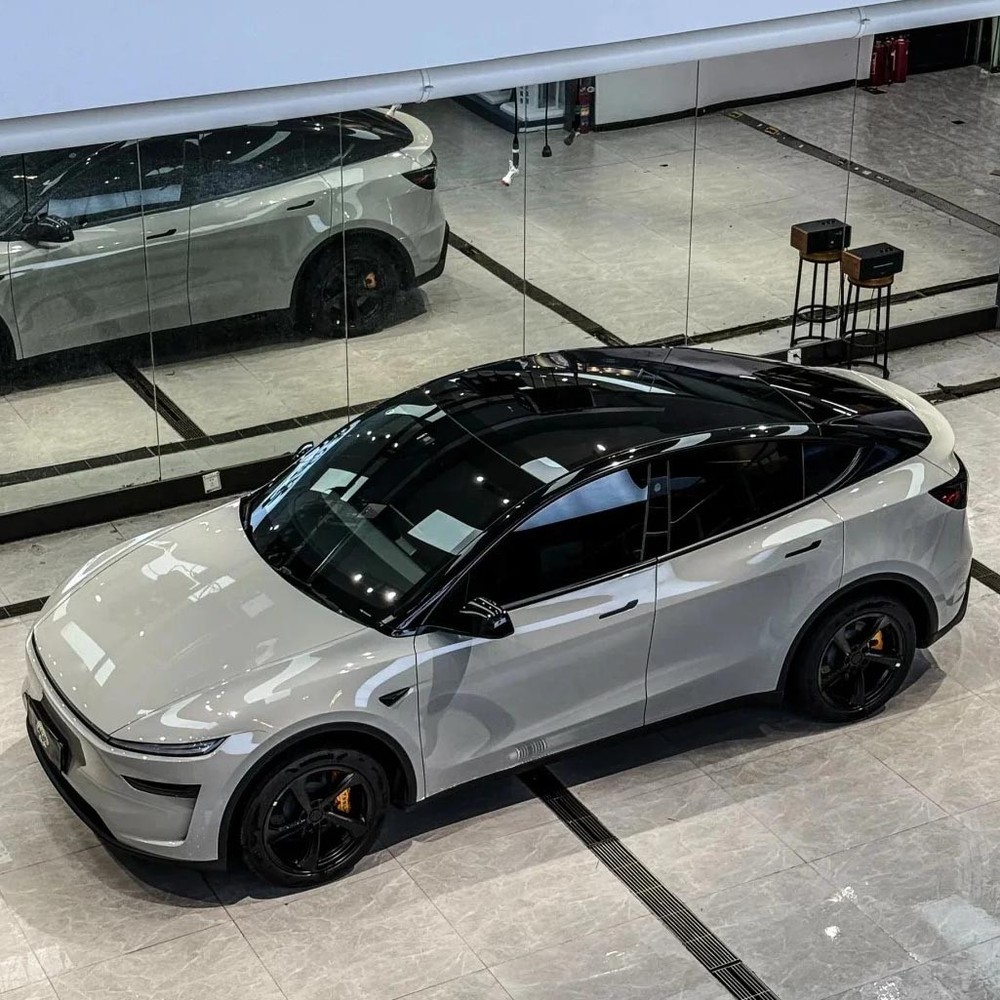 Tesla Model Y 2025 PreCut Paint Protection Film Vinyl Wrap Change Volcanic Ash