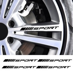 Reflective Car Wheel Rim Stripe Vinyl Decal Racing Stickers Accessories For 18″