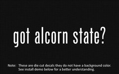 (2x) got alcorn state? Sticker Die Cut Decal vinyl