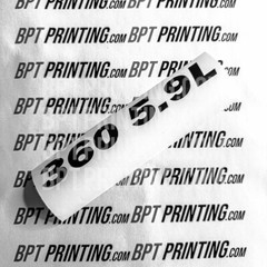 2x 360 5.9L Vinyl Decal Sticker Exterior Matte Black