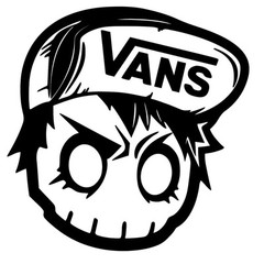 Vans Skateboard Shorts Shoes Clothing Decal Various Colors Vinyl Decal