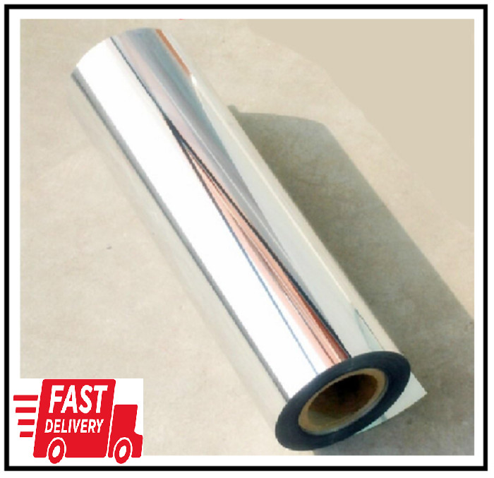 12”x78”Chrome Mirror Silver Vinyl Wrap Sticker Decal Film Sheet,Self-adhesive