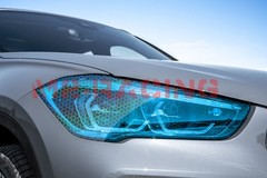 Headlight Hex Holographic Gloss Royal Blue Taillight Tint Film Fog Light Sticker