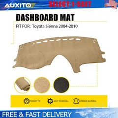 For Toyota Sienna 04-10 beige Dash Cover Mat Dashboard Pad Interior Carpet 1-5X