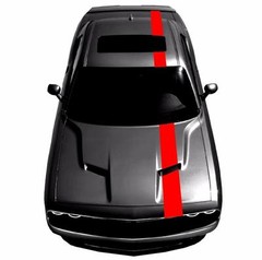 NEW Fits CHALLENGER 8″ Single Offset Racing Stripes Vinyl Decal Graphics