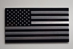 3D Aluminum US American Flag Sticker Decal | Auto Car Bike Emblem | 3.15″x1.75″