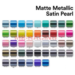 Premium Matte Metallic Satin Pearl Vinyl Wrap Full Entire Car Air Bubble Free